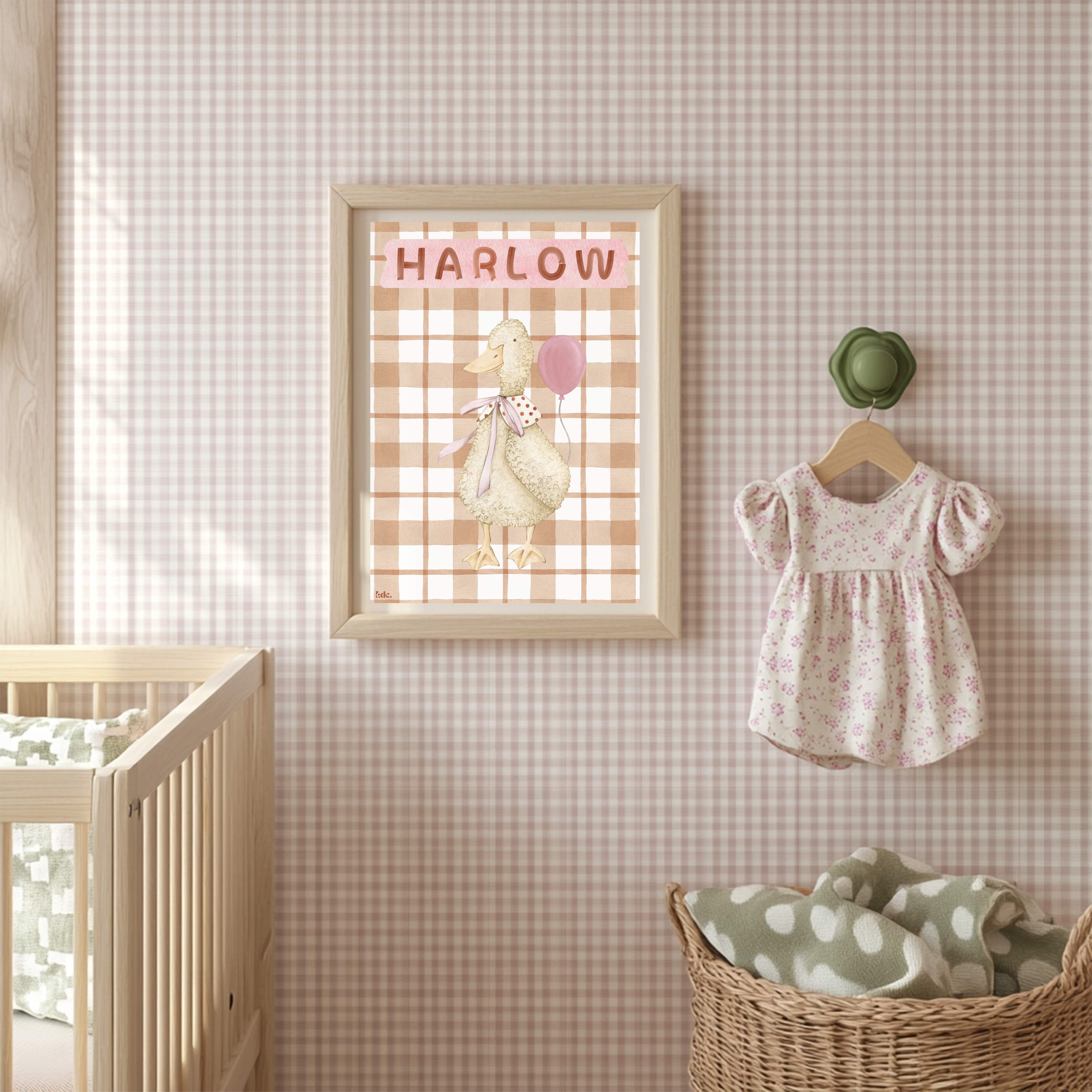 Gepersonaliseerde Kinderkamer Poster - Ganzenfamilie Avontuur